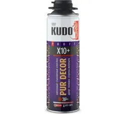Пена-клей KUDO, профессиональная, 650 мл, Pur Decor X10+, KUPP06B10HC